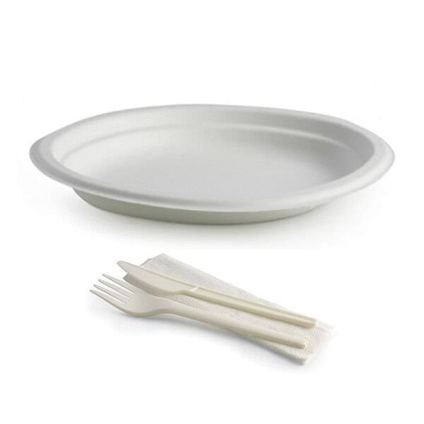 CUTLERY & PLATE SET