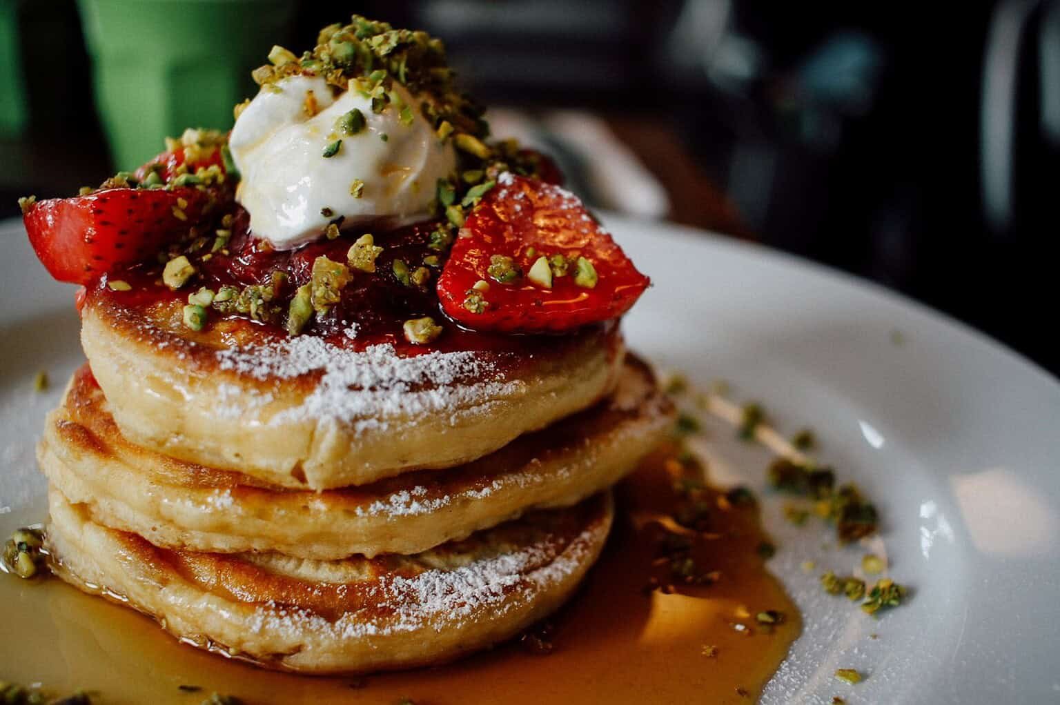STRAWBERRY PANCAKE STACK